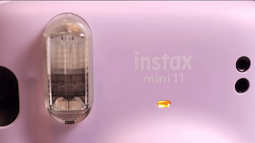 Instax Mini 11 Orange Light Blinking