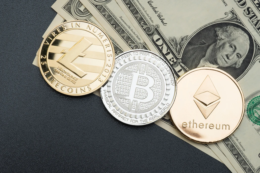 cryptocurrency-silver-and-gold-bitcoin-litecoin-et